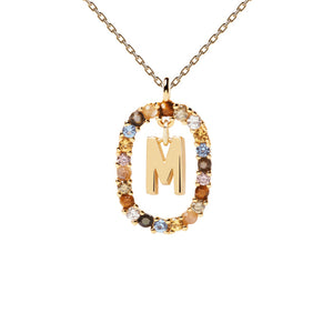 PDPAOLA Luxury Letter Necklace with Free Ring and Earring