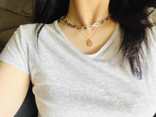 Load image into Gallery viewer, PDPAOLA Luxury Letter Necklace with Free Ring and Earring
