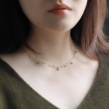 Load image into Gallery viewer, Niche Light Luxury Green Zircon Jewelry Set
