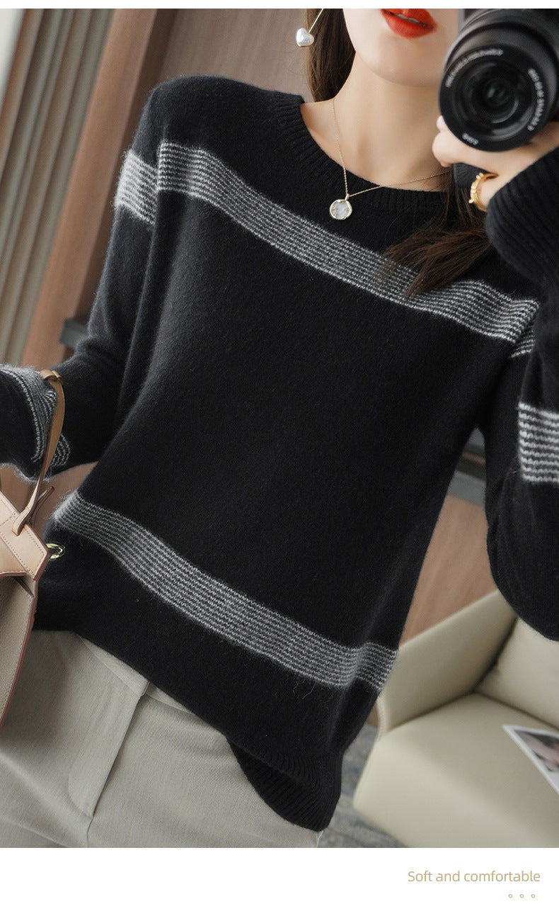 New Cashmere Round Neck Fashion Wool Sweater