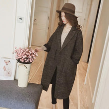 Load image into Gallery viewer, Korean Style Forest Woolen Mid-length Winter Coat
