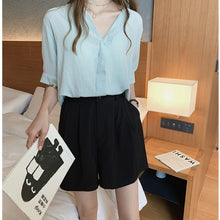 Load image into Gallery viewer, Sense Niche Han Fan Short-sleeved Shirt
