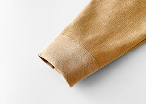 All-match Thin Design Loose Thick Long-sleeved Shirt