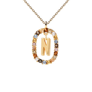 PDPAOLA Luxury Letter Necklace with Free Ring and Earring