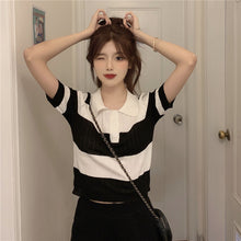 Load image into Gallery viewer, Super Hot Retro Western Style Contrasting Stripe Shirt
