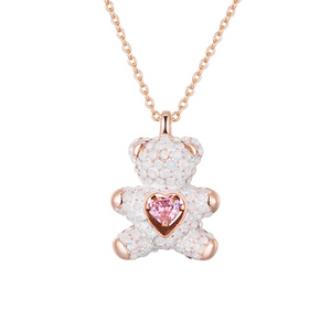 Teddy Crystal Necklace