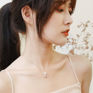 Teddy Crystal Necklace