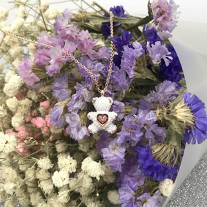 Teddy Crystal Necklace