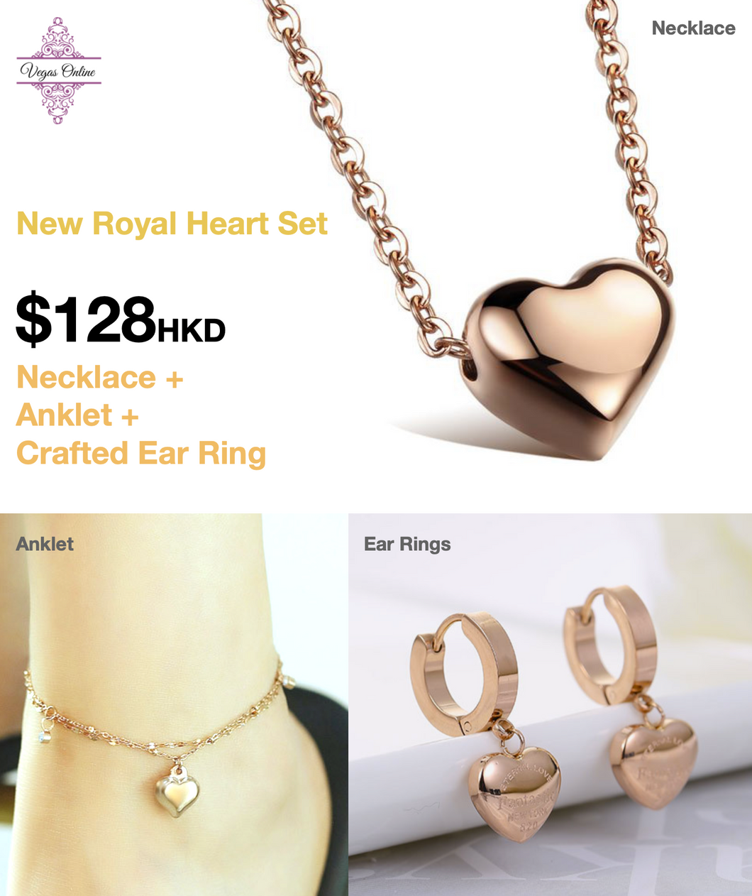 New Royal Heart Set